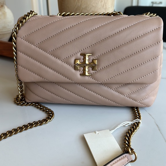 Kira Chevron Leather Shoulder Bag - Picture 4 of 9